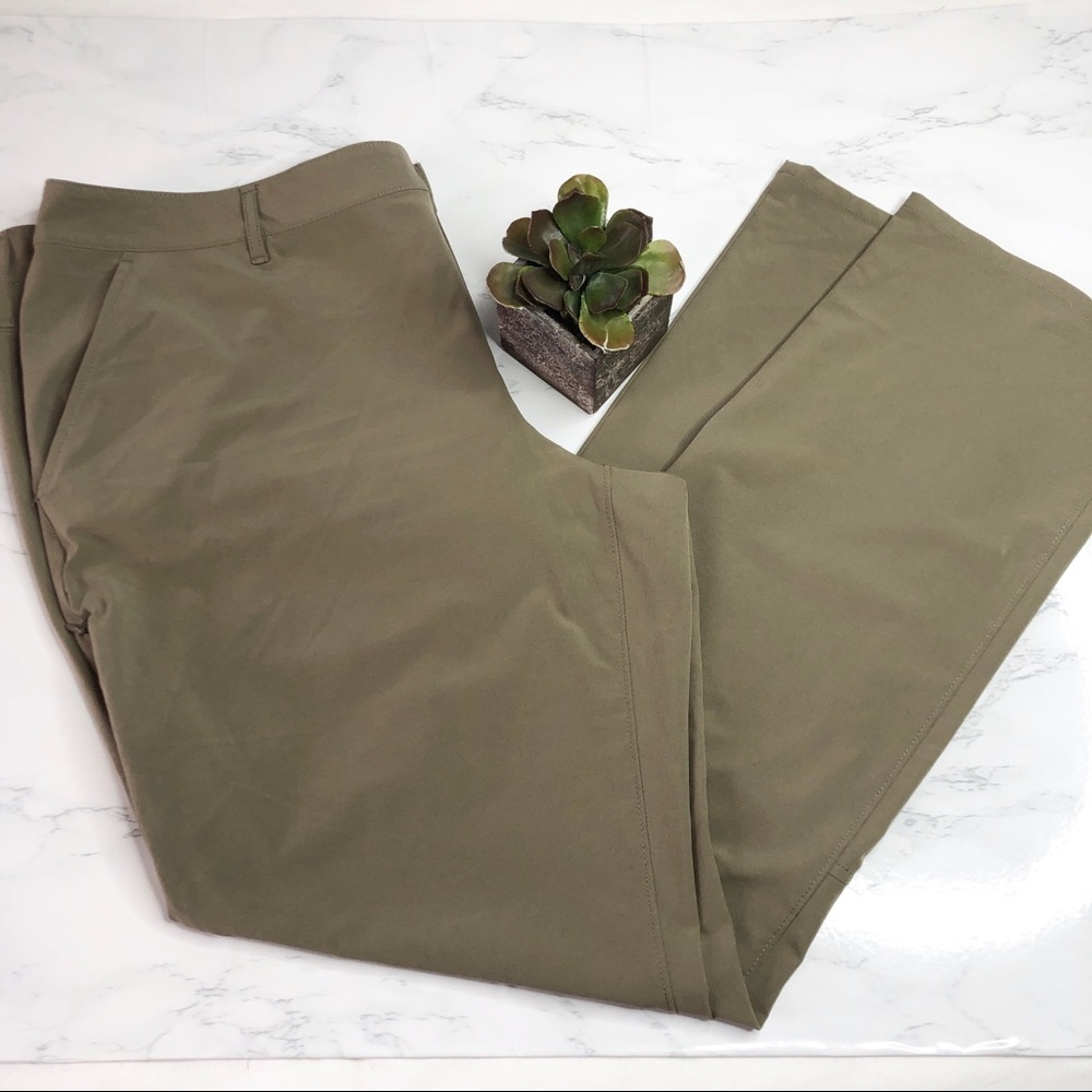 Eddie Bauer moisture wicking pants, camel colored